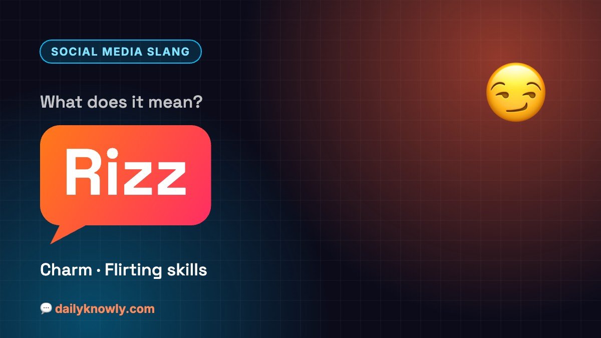Rizz meaning